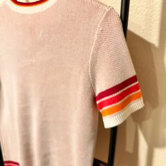 Trina Turk Orange and Pink Knit Top - Picture 6 of 10